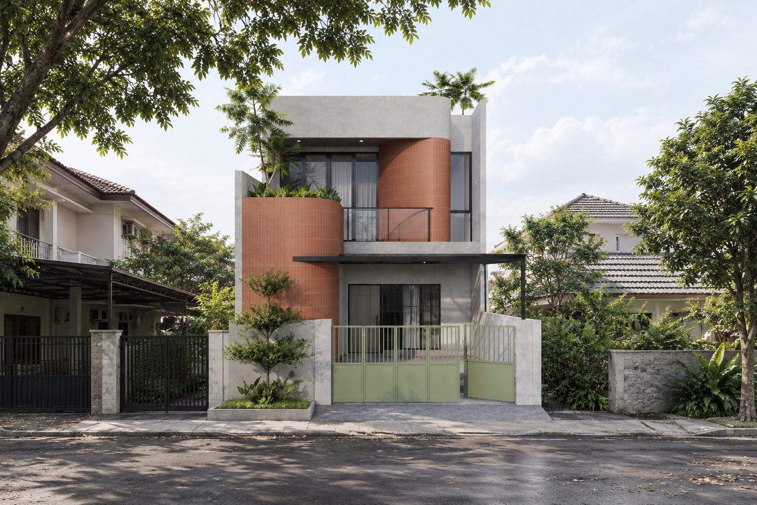 Fasad Rumah Tropis